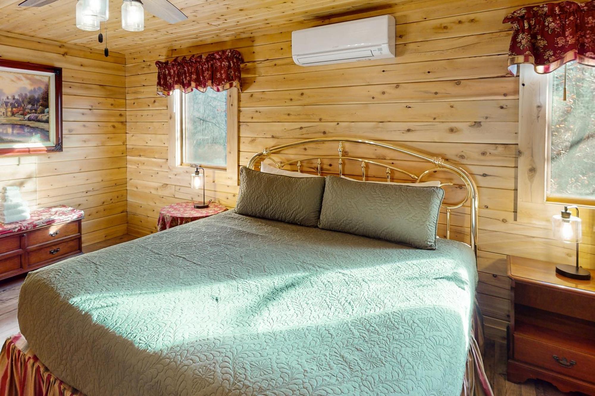 Blackbear Log Cabin Morrisville Exterior photo