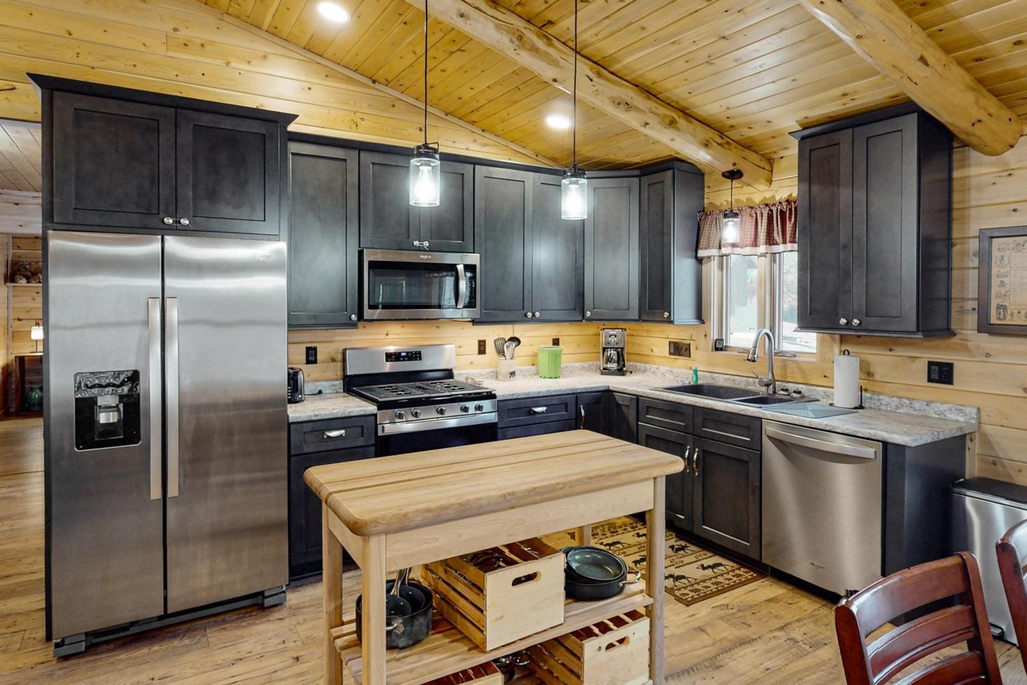 Blackbear Log Cabin Morrisville Exterior photo