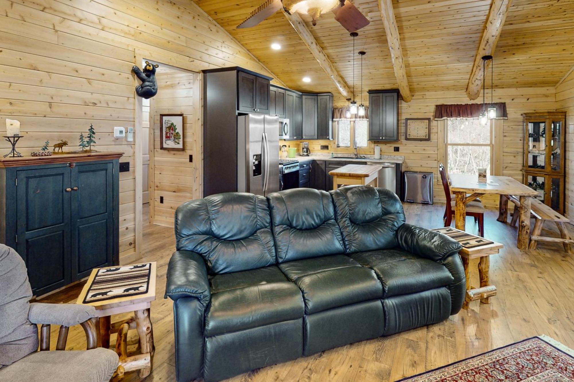 Blackbear Log Cabin Morrisville Exterior photo